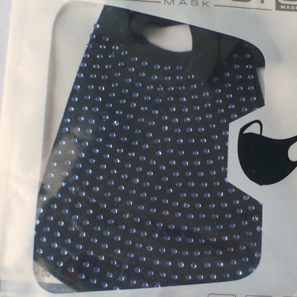 ❤️ Rhinestone Blue Stud Face Mask  Beautiful Glam Mask - Picture 3 of 6